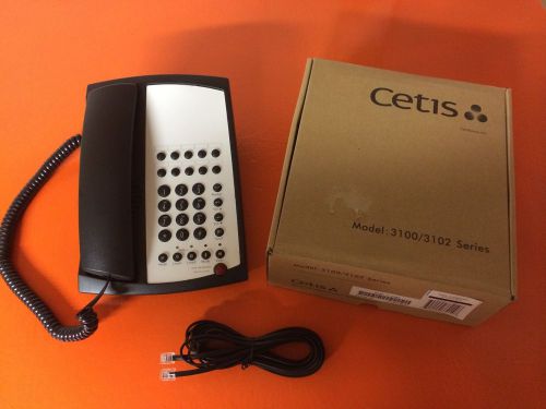 Cetis 3102 MWD Analong Corded 2-Line Telephone - Hotel/Motel Guest Room