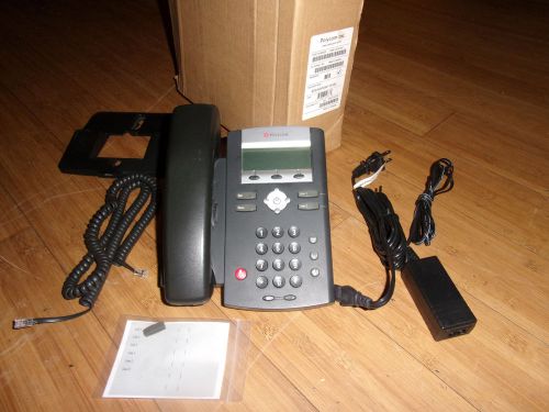 POLYCOM SOUNDPOINT IP330 IP TELEPHONE CORDED SET IN BOX - VERY NICE!
