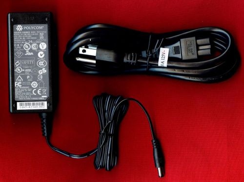 24V 0.5A AC Power Adapter Charger for POLYCOM SPS-12A-015, P/N:1465-42340-002