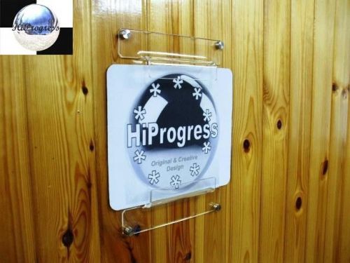 Universal Acrylic Wall Hanging Holder Display Mount for Sign Signboard Tag Name