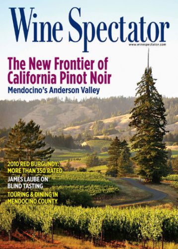 Wine Spectator Magazine Print Subscription-1 year-15 issues per year