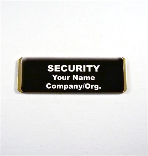 SECURITY PERSONALIZED MAGNETIC ID NAME BADGE,CUSTOM NURSE,AIRLINES,BUS,TRAIN,