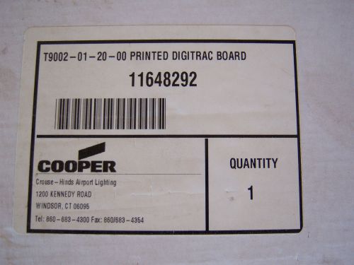 Cooper Crouse-Hinds Airport Lighting T9002-01-20-00 Printed Digitrac Board