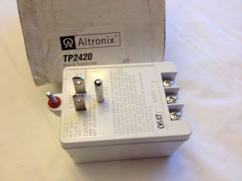NEW ALTRONIX TP2420 Plug-In Transformer (24Vac/20Va -Cctv Appl. Class 2)