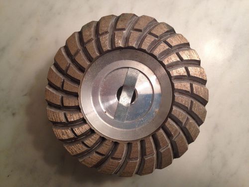 New 4&#034; Aluminum Diamond Grinding Cup Wheel Weha Brand Marble Granite Sculpture