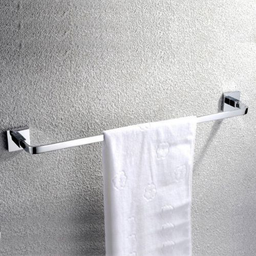 Modern Bathroom Accessories Single Towel Bar Solid Brass in Chrome Finished