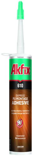 6 Pack Akfix 610 Polyurethane Sealant Express Adhesive, Liquid Nail 10.5 oz