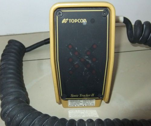 Topcon sonic trackers ii 9142 for system five with cable for sale