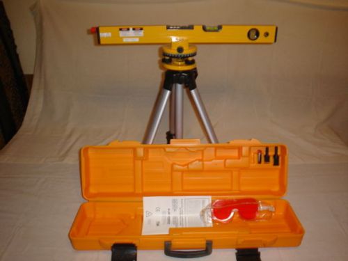 16 In. Laser Level with Swivel Head, Tripod and Hard Case