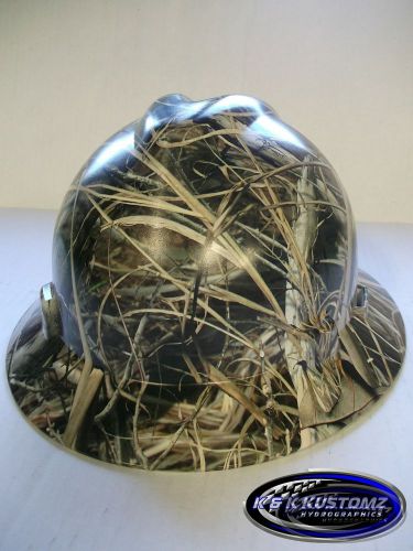 New custom msa v-gard (full brim) hard hat w/fastrac next evo camo pattern for sale