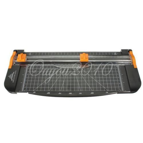 909-1 A4 Guillotine Ruler Paper Cutter Trimmer Black-Orange Plastic Cutters new