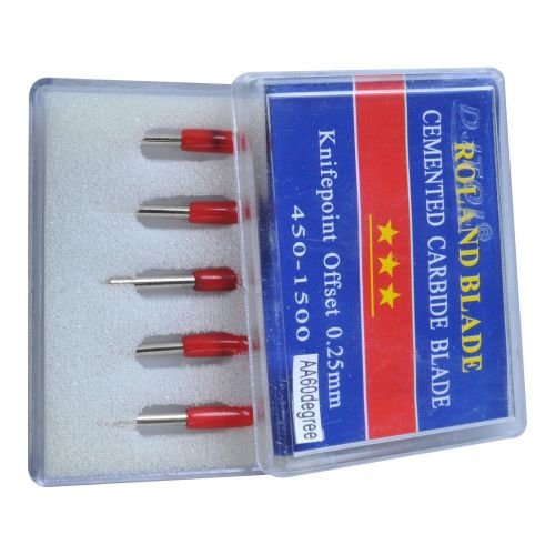 60 degree roland vinyl plotter cutter blades knife - aa quality grade 5pcs/pack for sale