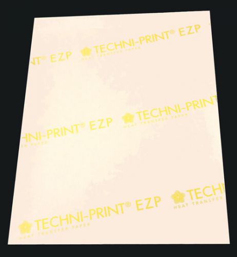 25p 11x17&#034; Techni-Print EZP Laser Transfer Paper for light color fabric, iron-on