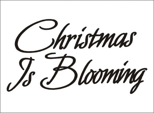 2X Christmas is Blooming Funny Car Vinyl Sticker Laptop Tablet-603