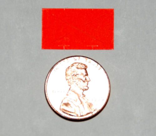 &#034;Garvey&#034; Pricing Labels - Fluorescent Red (For use with: 22-6, 22-7, 22-8 Guns)
