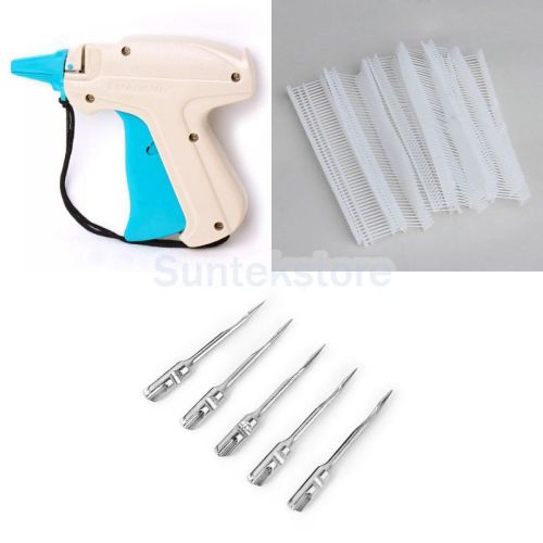 Garment Price Brand Labels Tag Gun Machine+5000pcs 0.6&#039;&#039; tagging barbs+5 needles