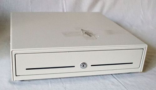 GIGATECH IVORY CASH DRAWER CD-420R 5 BILL / 8 COIN CASH DRAWER NEW