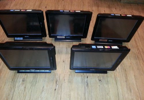 (1) Used SAM4S SPT-3000 All-in-one Touch screen fanless POS .windows  .. needs