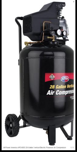 All power america apc4003 28 gallon vertical electric air compressor new for sale