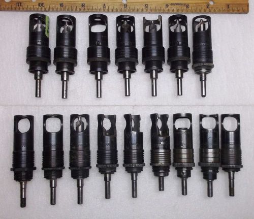 16  Microstop Countersink Cages, 1/4&#034; shaft, Cage uses 1/4-28 Threaded Cutters