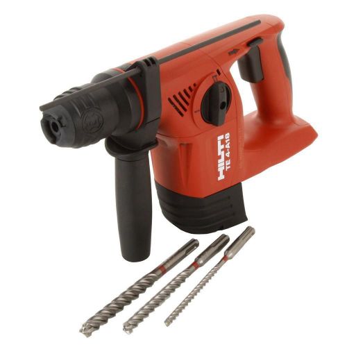 New hilti te 4-a18 21.6v cordless rotary hammer drill sds tool only &amp; bits for sale