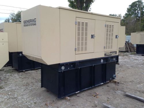 Generac diesel generator 50kw weather proof enclosure only 198 hours!!! for sale