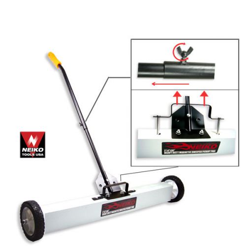 24&#034; Rolling Magnetic Sweeper Pick Up Magnet Sweep Tool