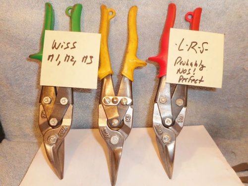 Buy now fbc   usa wiss left right straight aviation snips set  unused ???? for sale
