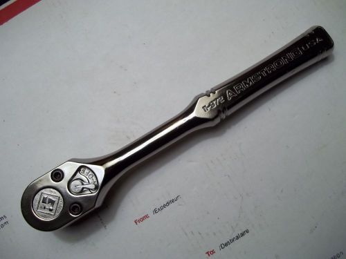 New armstrong tools ratchet 3/8&#034; dr 11-972 mechanic proto machinst milwright car for sale