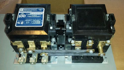 Mc-0-274-12 telemecanique 100 amp 3 phase 120v onan transfer switch contactor for sale