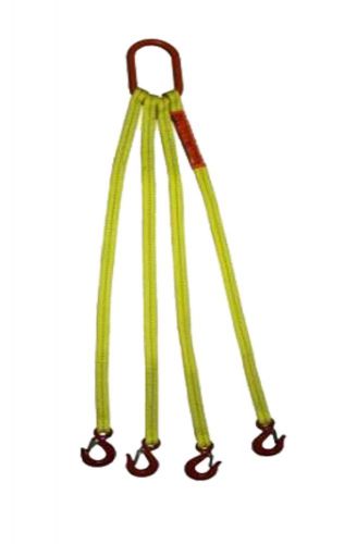 4-legs bridle sling w/sling hook each leg, 1&#034; x 4ft yellow polyester material for sale