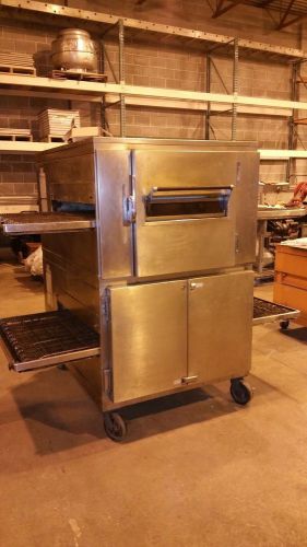 Lincoln impinger double stack pizza oven conveyors 1000 top 1050 bottom for sale