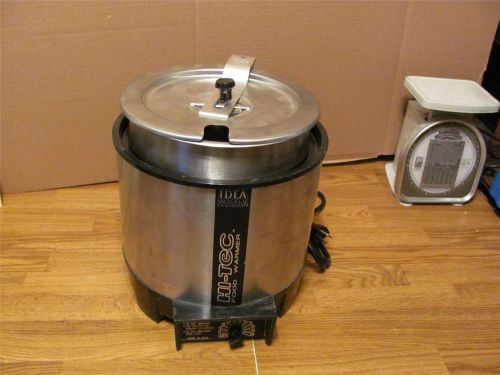VOLLRATH HI-TEC SOUP FOOD WARMER-HT7+INSERT+COVER-VERY GOOD USED CONDITION