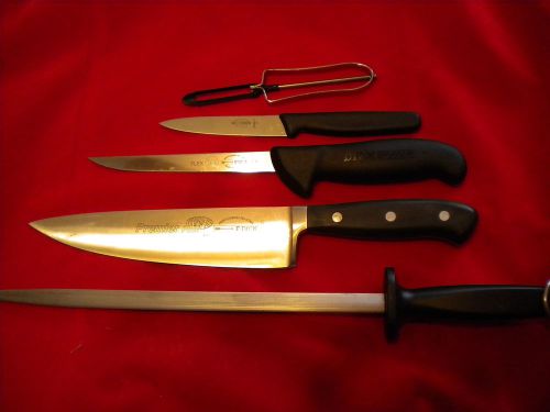 Lot of 5 F. Dick Cutlery Items--German Cutlery High Carbon Knives Knife