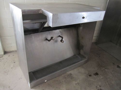 Restaurant grease exhaust ventilation hood stainless steel for sale