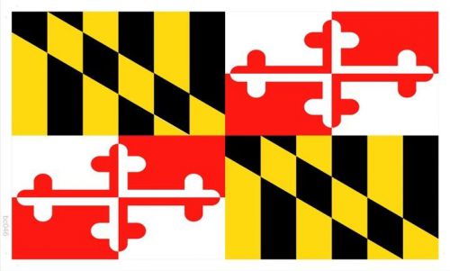 Bc046 flag of maryland (wall banner only) for sale