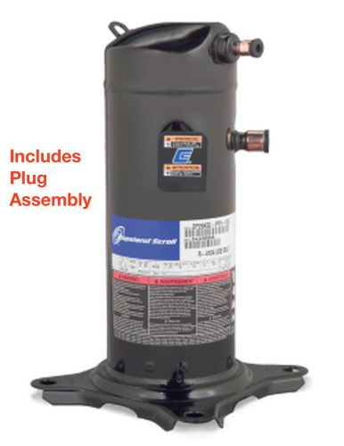 Zr25k5-pfv-830  scroll compressor 25,300 2 ton 208/230v-1ph  with plug assembly for sale