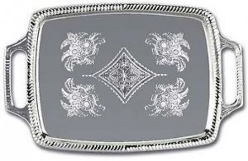 Adcraft CCT-1220 Oblong Chrome Plated Cater Tray 19-1/2&#034; x 12-1/2&#034;