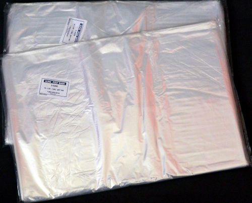 100 Clear 18 X 24 Plastic Poly Bags 1 Mil Flat Open Top
