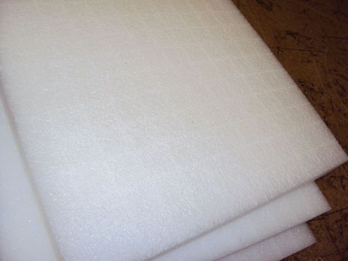 1 pc.polyethylene foam sheet - white - 48&#034;x24&#034;x3/8&#034; density #1.7 for sale