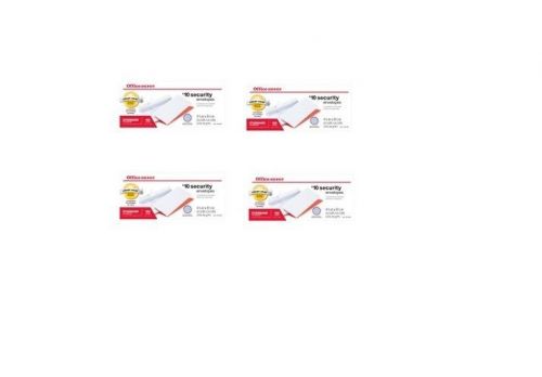 Lot of 400 Office Depot Self Seal Business Security Envelopes #10 4 1/8 x 9 1/2