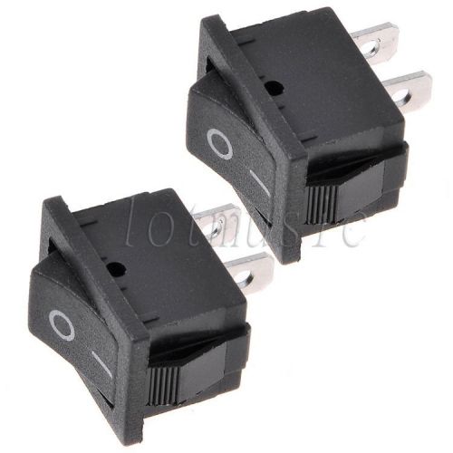 2pcs NEW 2Pin Snap-in On/Off Rocker Switch