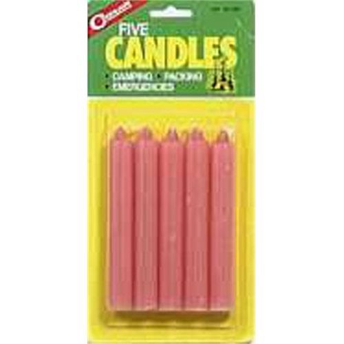 Coghlan&#039;s Pink Lady Candles 3/4 in. x 5 in. 5 / Carded