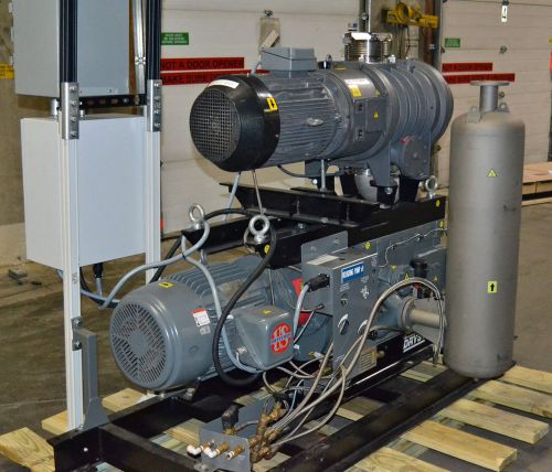 2008 edwards gv600/eh2600 drystar dry vacuum pump system 30hp +roots blower for sale