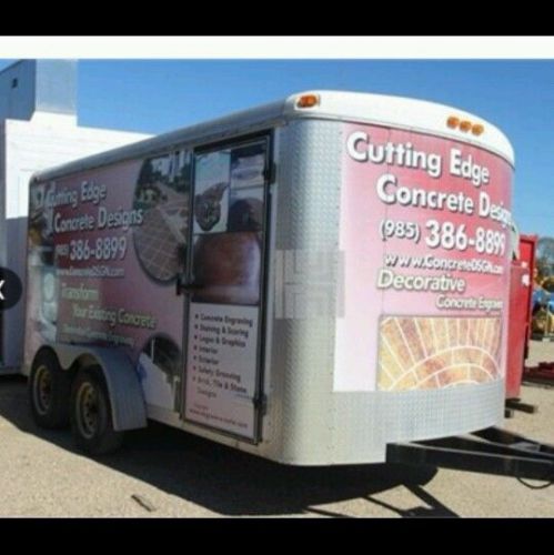 Decorative concrete trailer package for sale