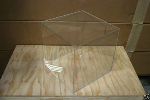 10&#034;x10&#034;x10&#034; clear acrylic 5-sided display box or riser for sale