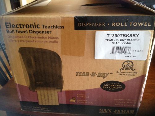 San Jamar T1300TBKSBY Electronic Tear-N-Dry Paper Towel Dispenser New Open Box