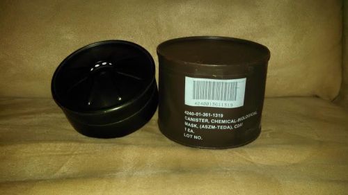 Two C2A1 Filter Canisters for M40 gas masks (sealed)