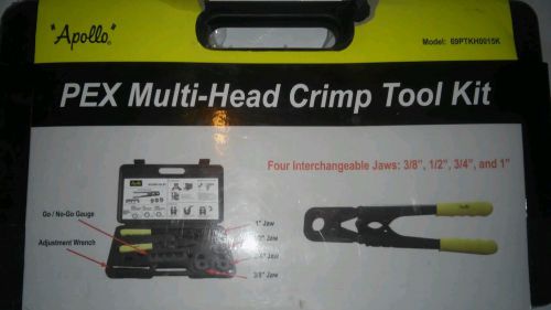 pex multi head crimp tool kit new