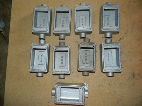 Lot Of 9 Appleton  Unilet